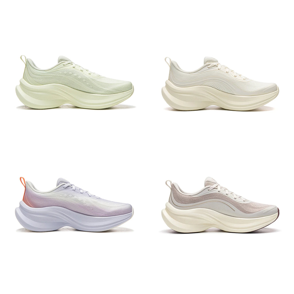 Li-Ning Women's JINGHONG 2 COMFY Cushion Running Shoes Comfortable Soft Breathable LiNing Stable Protection Sneakers ARHW020