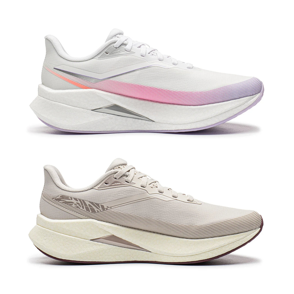 Li-Ning Women's RED HARE 9 PRO Racing Running Shoes LN DWR Water Repellent BOOM Cushioning Light LiNing Stable Sneakers ARPW024