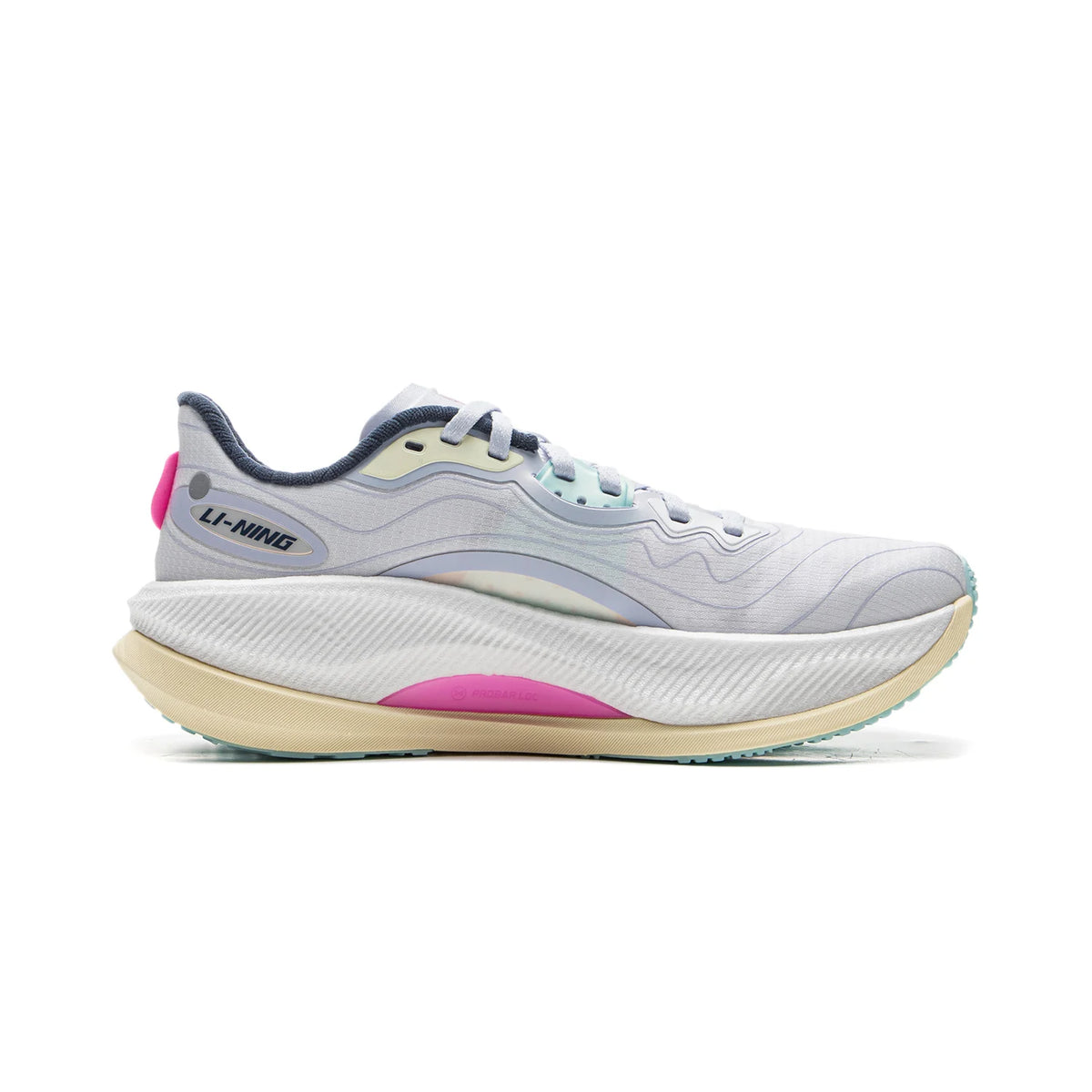 Li-Ning Women's YUEYING 4 PRO Cushion Running Shoes LN CLOUD PLUS Cushion LiNing Anti-slip Wearable Sneakers ARHV006