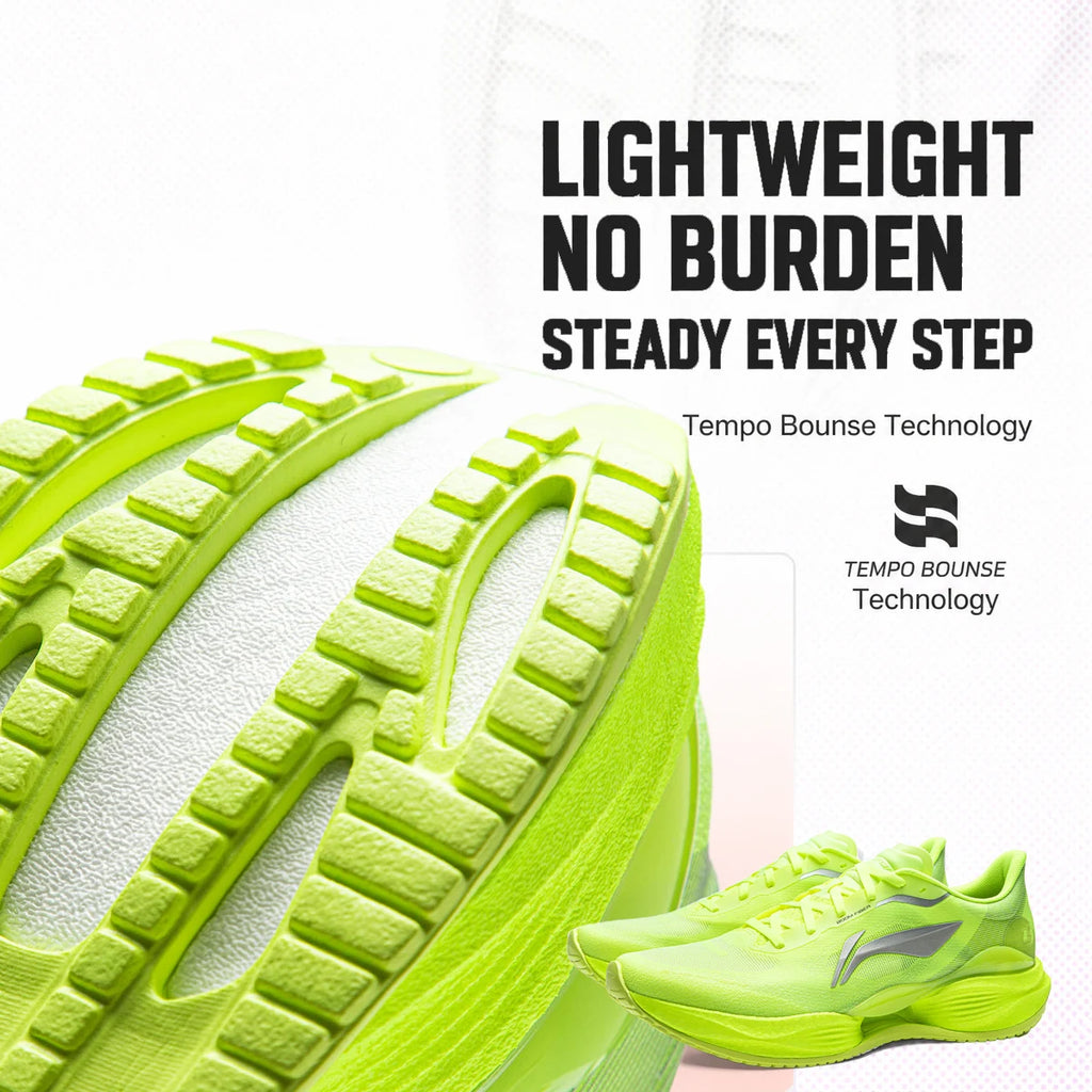 Li-Ning Men's SUPER LIGHT 23 Light Running Shoes BOOM Breathable Durable Stable Comfort LiNing Daily Jogging Sneakers ARBW017
