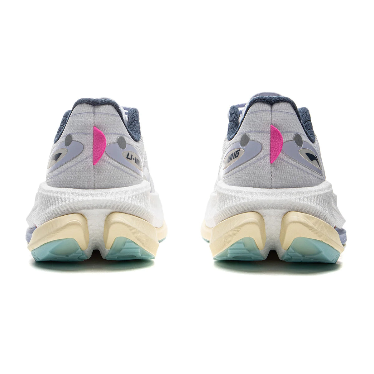 Li-Ning Women's YUEYING 4 PRO Cushion Running Shoes LN CLOUD PLUS Cushion LiNing Anti-slip Wearable Sneakers ARHV006