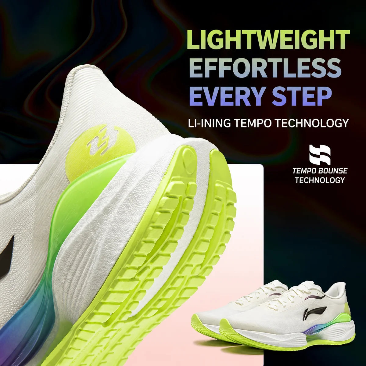 Li-Ning Women's SUPER LIGHT 23 Light Running Shoes BOOM FIBER Breathable Durable Stable LiNing Daily Jogging Sneakers ARBW018