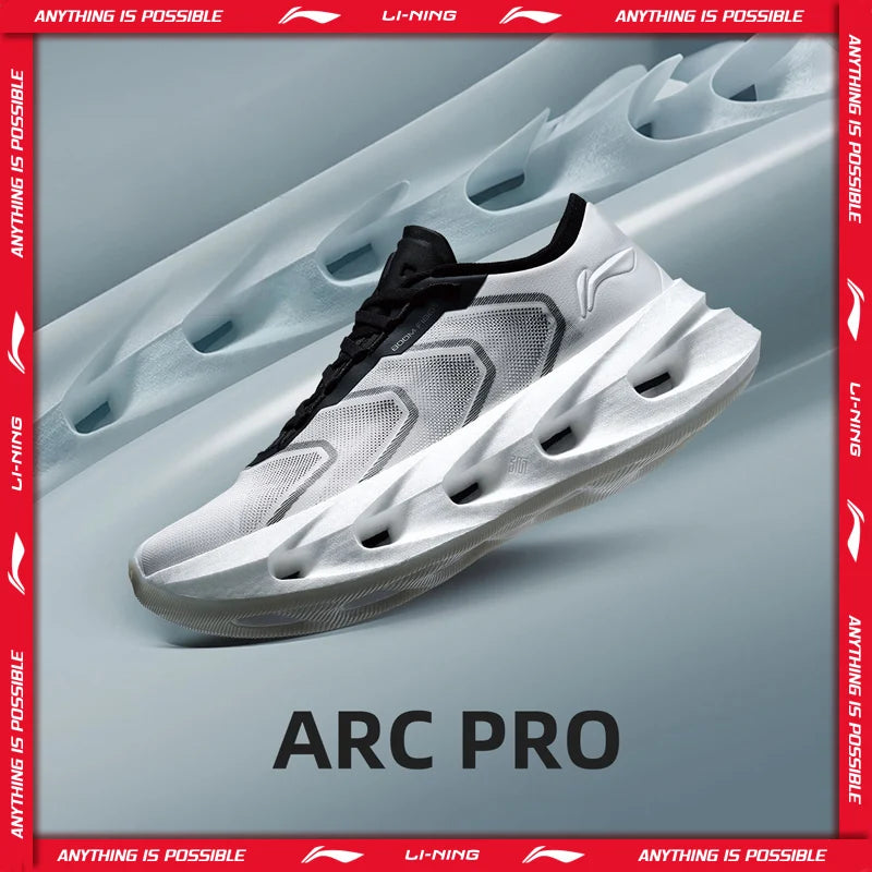 Li-Ning Men's ARC PRO Cushion Running Shoes BOOM Shock Absorption High Rebound LiNing Lightweight Protection Sneakers ARHW025