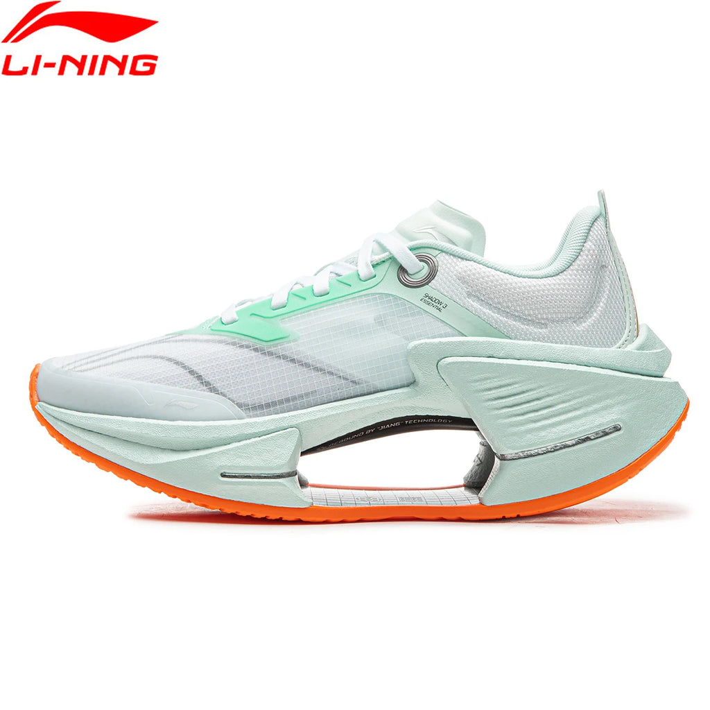 Li-Ning Women's SHADOW 3 ESSENTIAL Running Shoes JIANG Cushioned Rebound Wear-resistant LiNing Daily Jogging Sneakers ARRW004