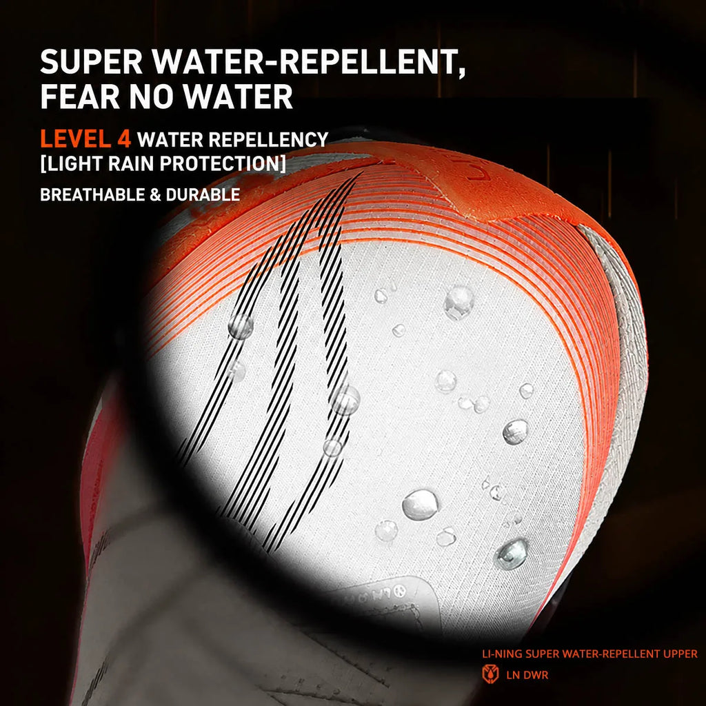 Li-Ning Men's RED HARE 9 PRO Racing Running Shoes LN DWR Water Repellent Lightweight High Rebound LiNing Training Shoes ARPW021