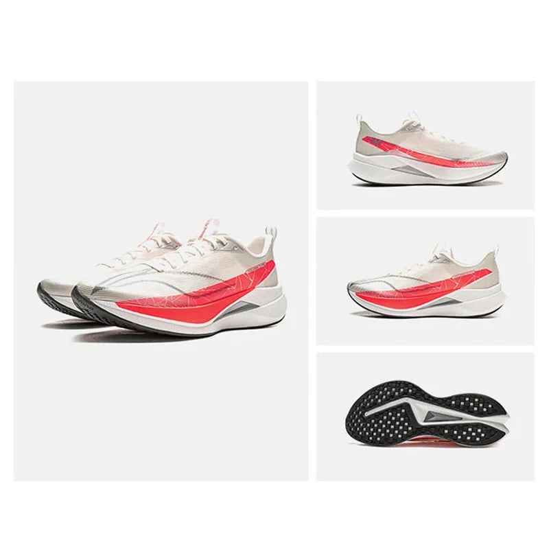 Li-Ning Men's RED HARE 9 PRO Racing Running Shoes BOOM Cushion Rebound Breathable Reflective LiNing Stable Sneakers ARPW001