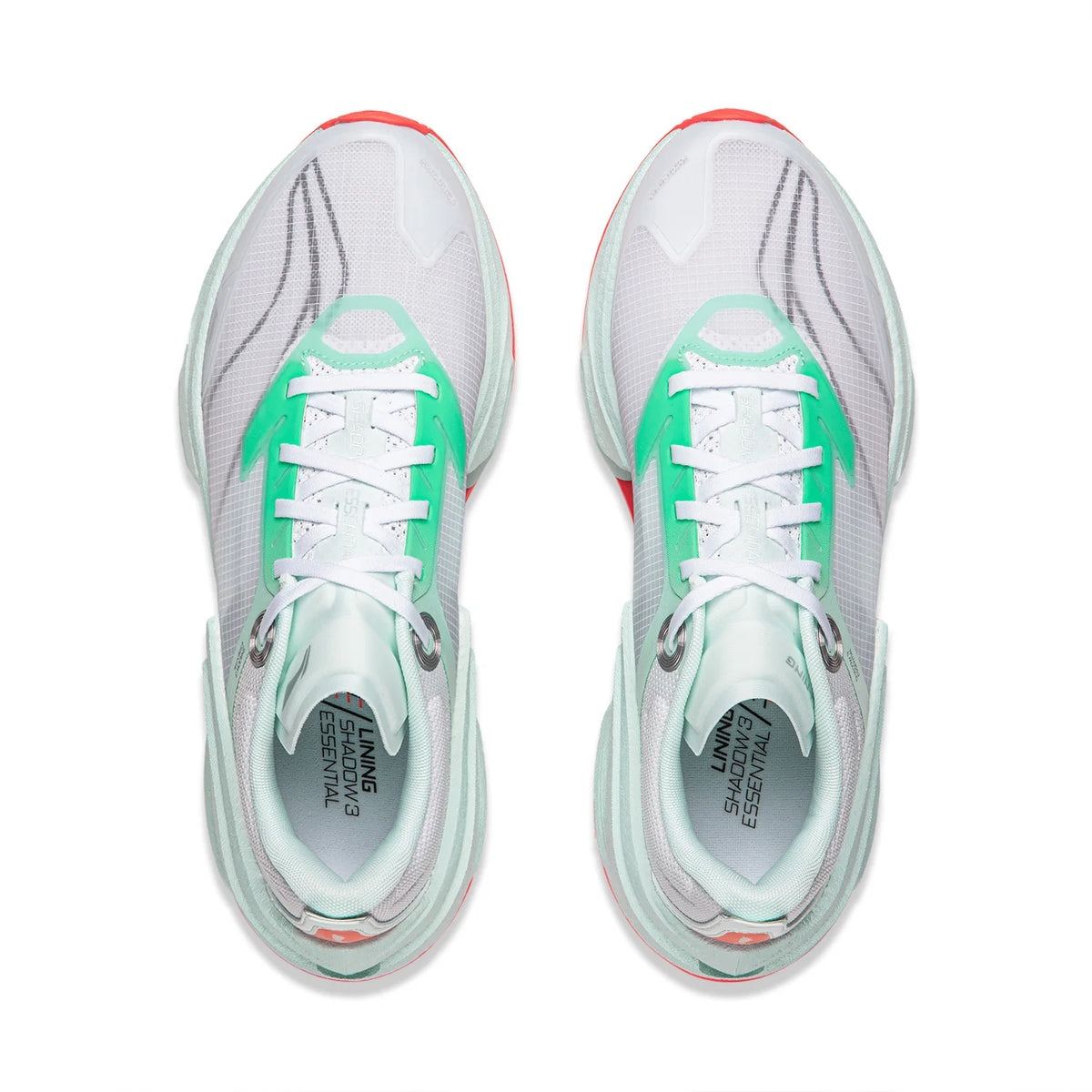 Li-Ning Men's SHADOW 3 ESSENTIAL Running Shoes JIANG Cushioned Rebound Wear-resistant LiNing Daily Jogging Sneakers ARRW003