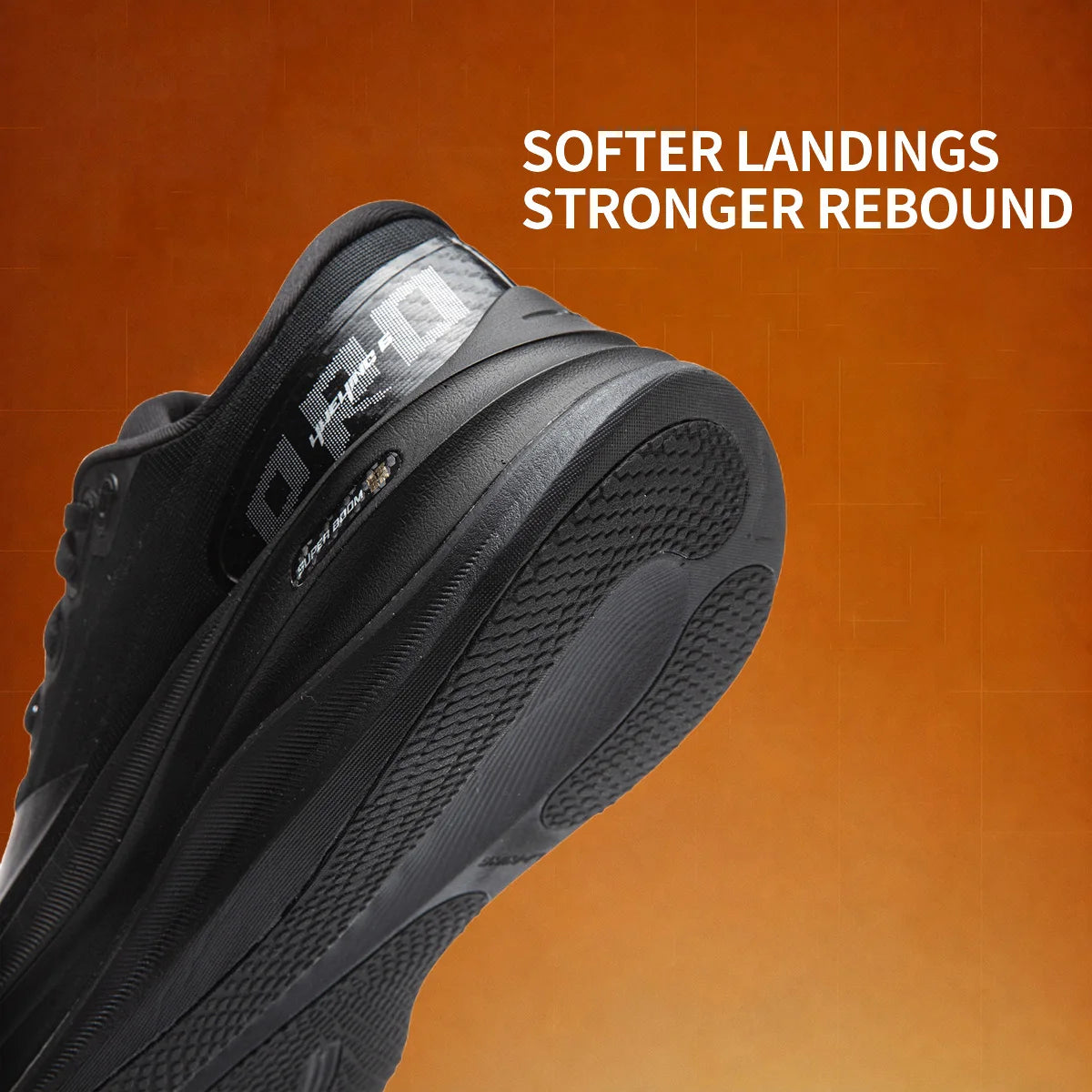 Li-Ning Men's YUEYING 6 PRO Optimized Cushion Running Shoes with Wide Toe Box SUPER BOOM Reflective LiNing Light Sneaker ARHW015
