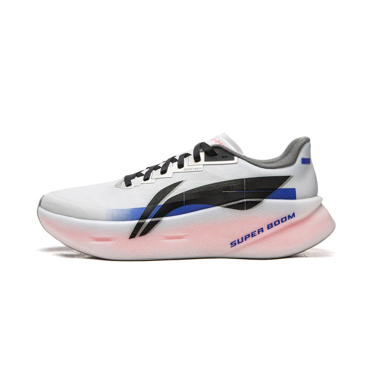 Li-Ning Men's CHAOYING PRO Cushion Running Shoes BOOM FIBER Breathable Lightweight Rebound LiNing Daily Sports Shoes ARBW003