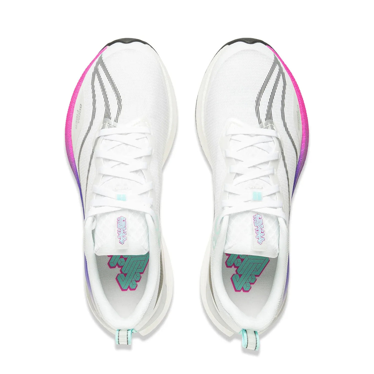 Li-Ning Women's RED HARE 8 PRO Racing Running Shoes BOOM Cushion LN DWR Water Repellent LiNing Training Sneaker ARPV016