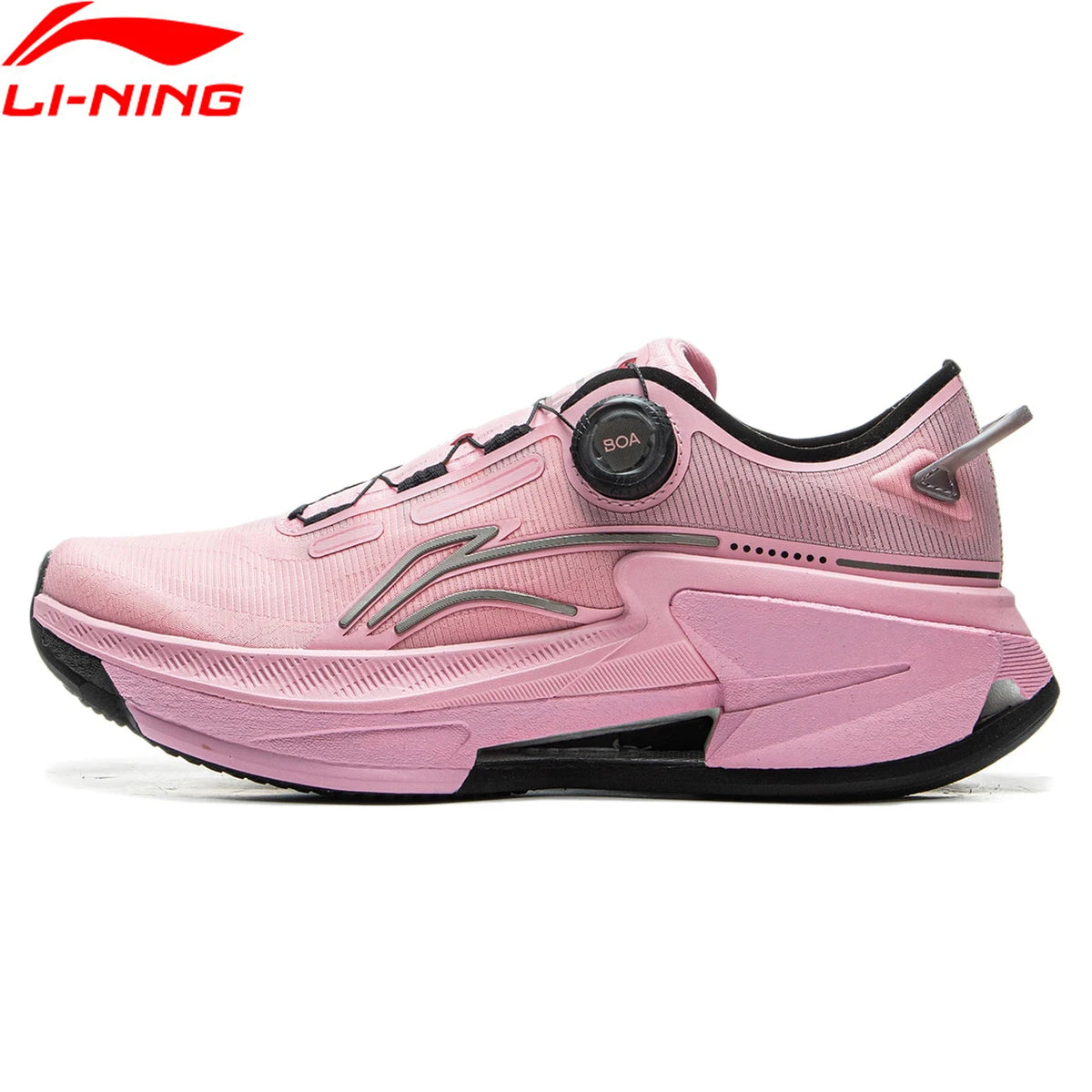 Li-Ning Men's FURIOUS RIDER 8 PRO Cushion Running Shoes BOOM Lightweight Reflective Sports Shoes LiNing Stable Sneakers ARZV003