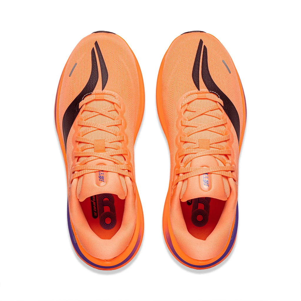 Li-Ning Men's YUEYING 6 PRO Optimized Cushion Running Shoes with Wide Toe Box SUPER BOOM Reflective LiNing Light Sneaker ARHW015