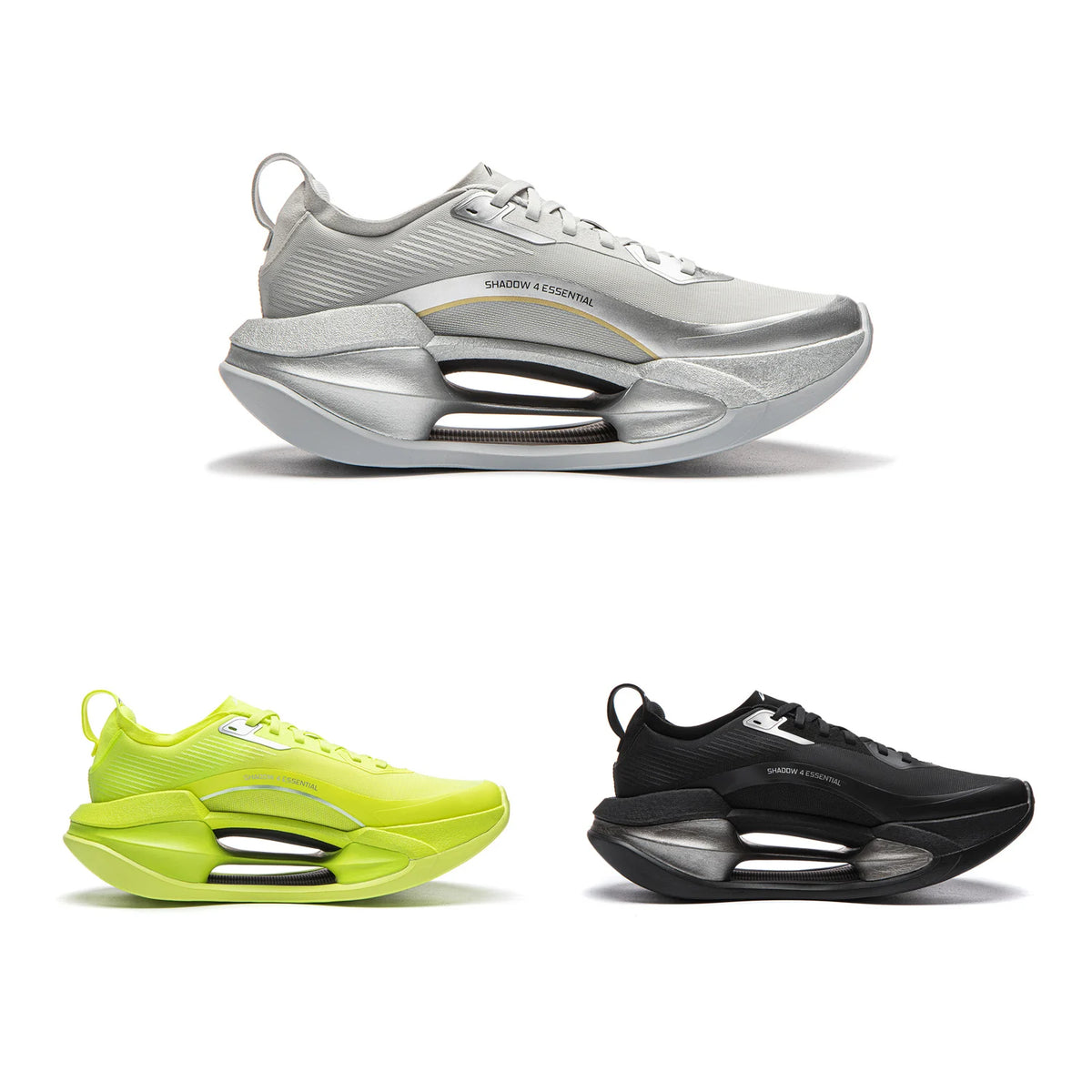 Li-Ning Men's SHADOW 4 ESSENTIAL Running Shoes SUPER BOOM Rebound-Speed LiNing Sports Shoes Daily Jogging Sneakers ARRW007