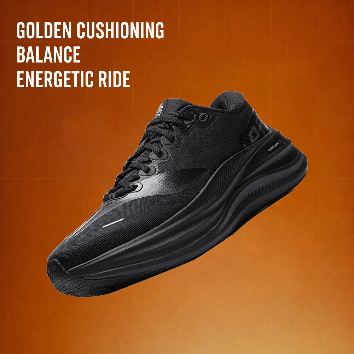 Li-Ning Men's YUEYING 6 PRO Optimized Cushion Running Shoes with Wide Toe Box SUPER BOOM Reflective LiNing Light Sneaker ARHW015