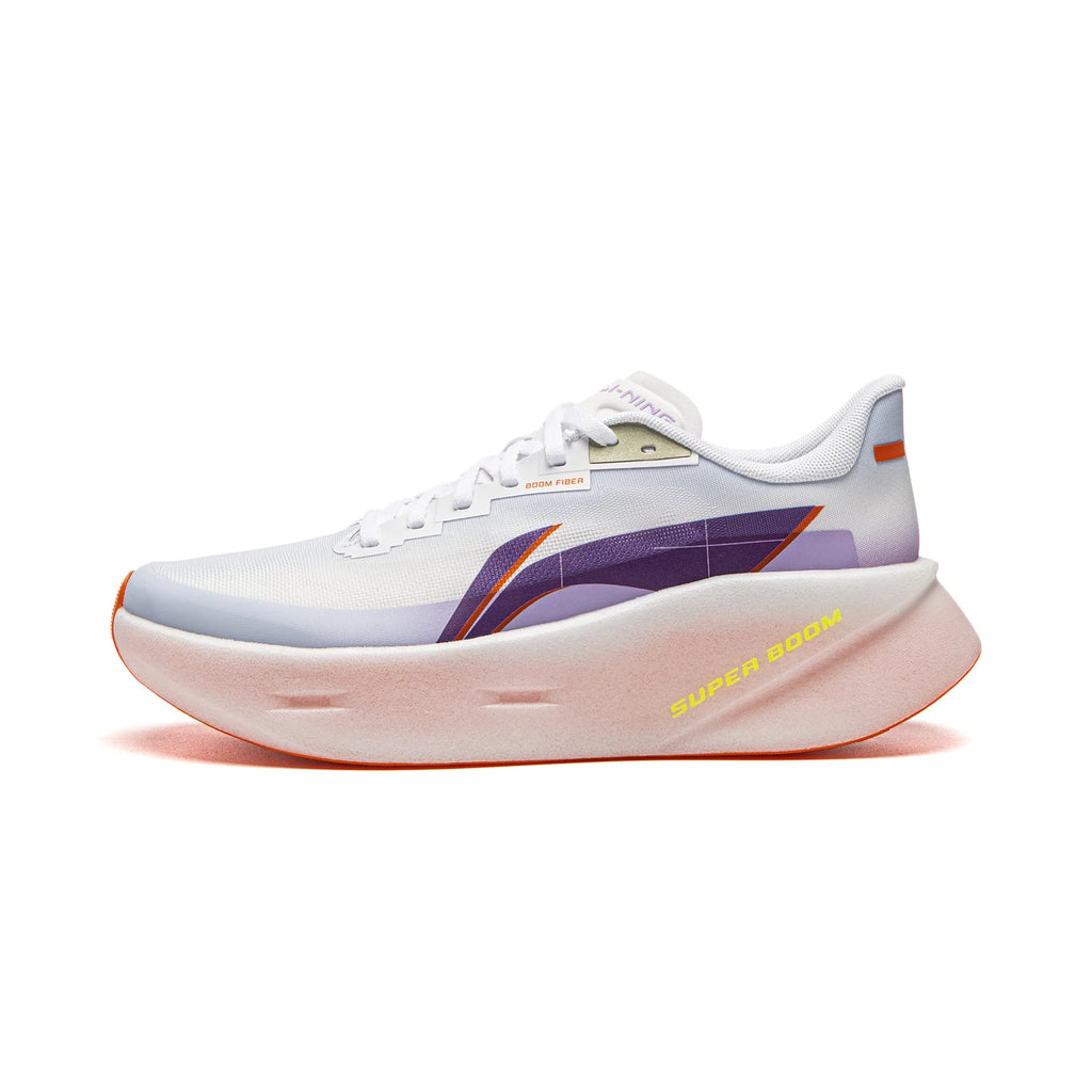 Li-Ning Women's CHAOYING PRO Cushion Running Shoes SUPER BOOM Lightweight Breathable LiNing Daily Sports Shoes ARBW004