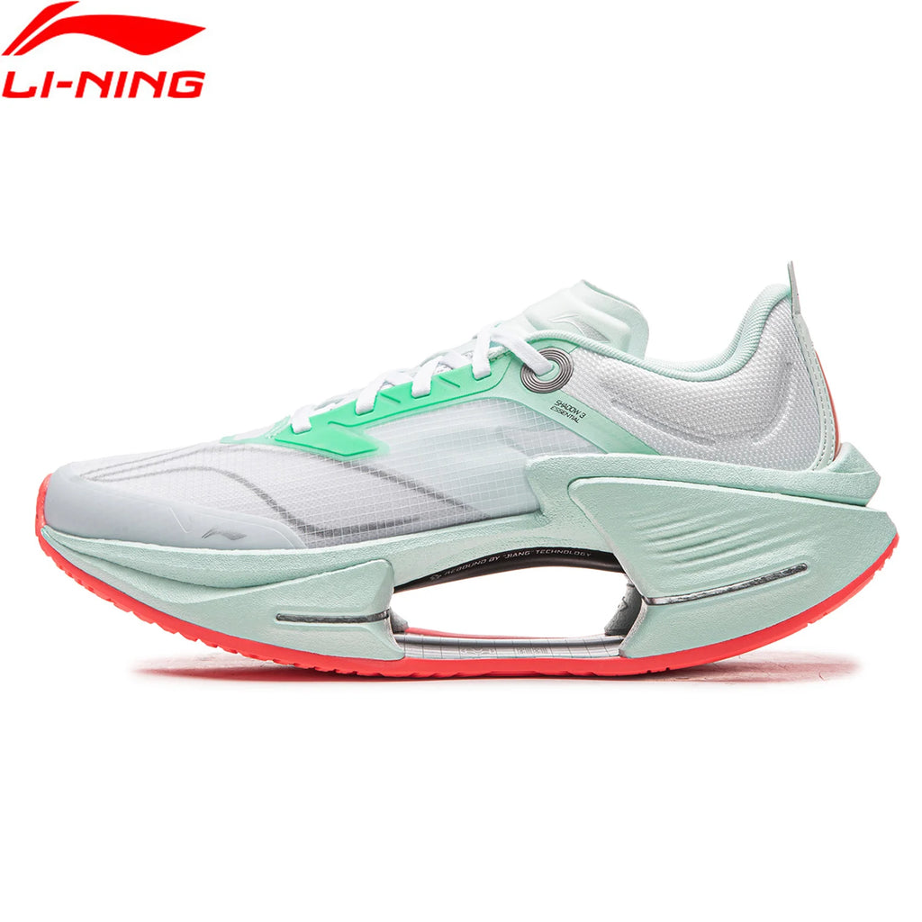 Li-Ning Men's SHADOW 3 ESSENTIAL Running Shoes JIANG Cushioned Rebound Wear-resistant LiNing Daily Jogging Sneakers ARRW003