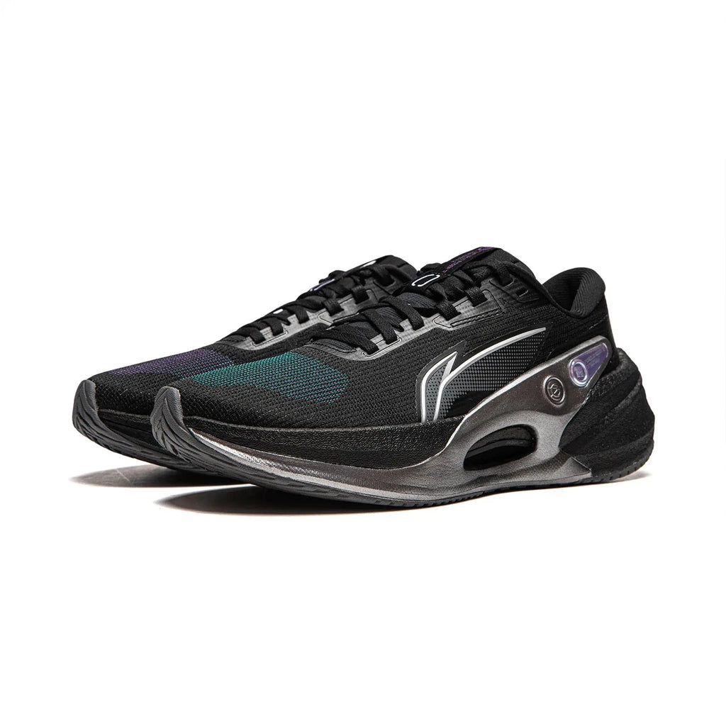 Li-Ning Men's FURIOUS RIDER 7 V2 Stability Running Shoes BOOM FIBER Cushion Stable Support Sport Shoes Wearable Sneakers ARZU003