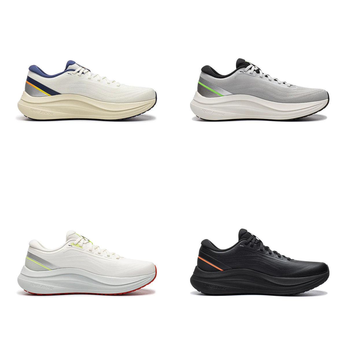 Li-Ning Men's YUEYING 6 Optimized Cushion Running Shoes with Wide Toe Box TEMPO BOUNSE Stable Support LiNing Sneakers ARHW017